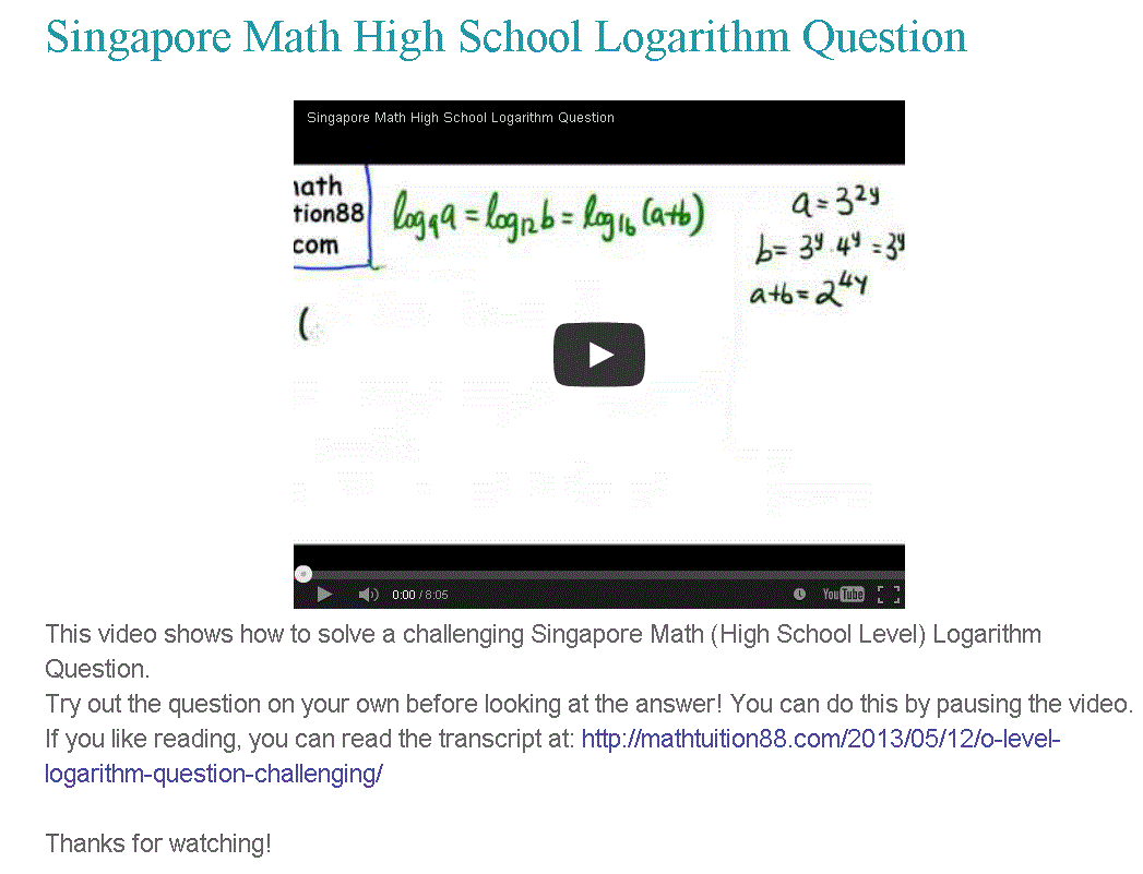 singapore-math-logarithm