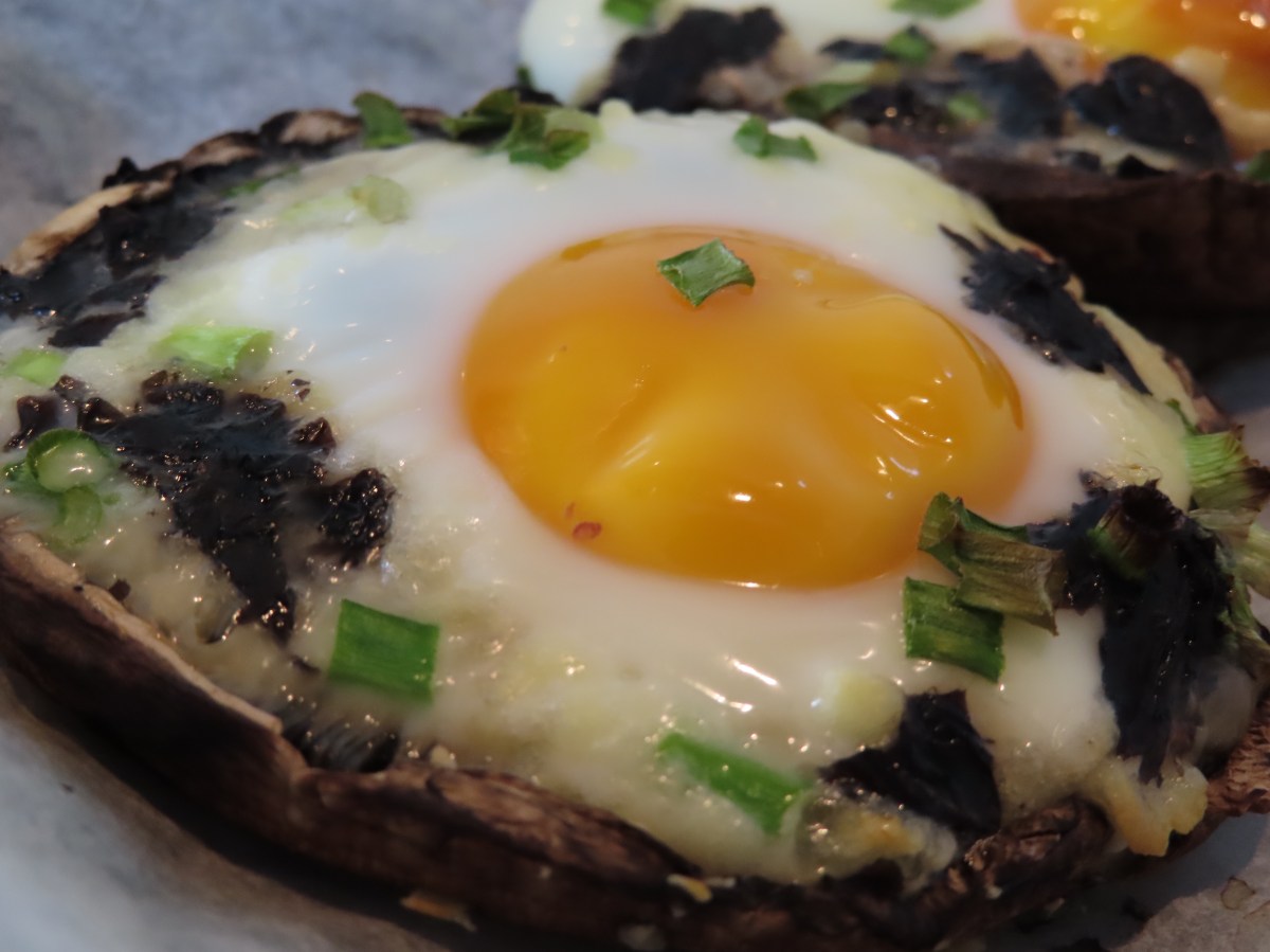 Egg Stuffed Mushroom